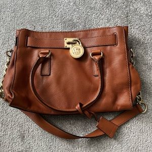 Michael Kors handbag tan - brown color